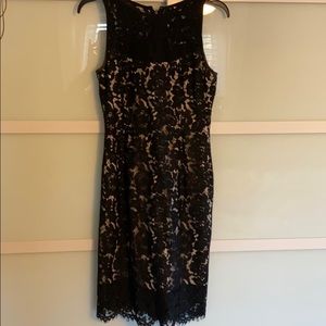 Black lace wedding dress